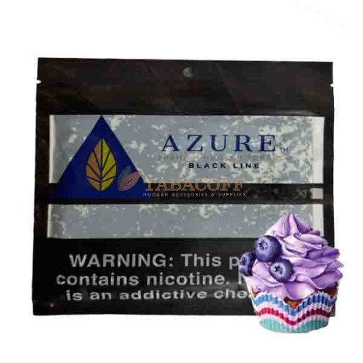 Табак для кальяна Azure Black Line Blueberry muffin (Черничный маффин)